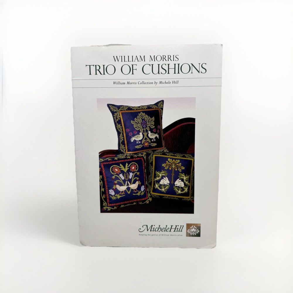 William Morris Trio of Cushions Michelle Hill Quilt Appliqué Pattern Booklet